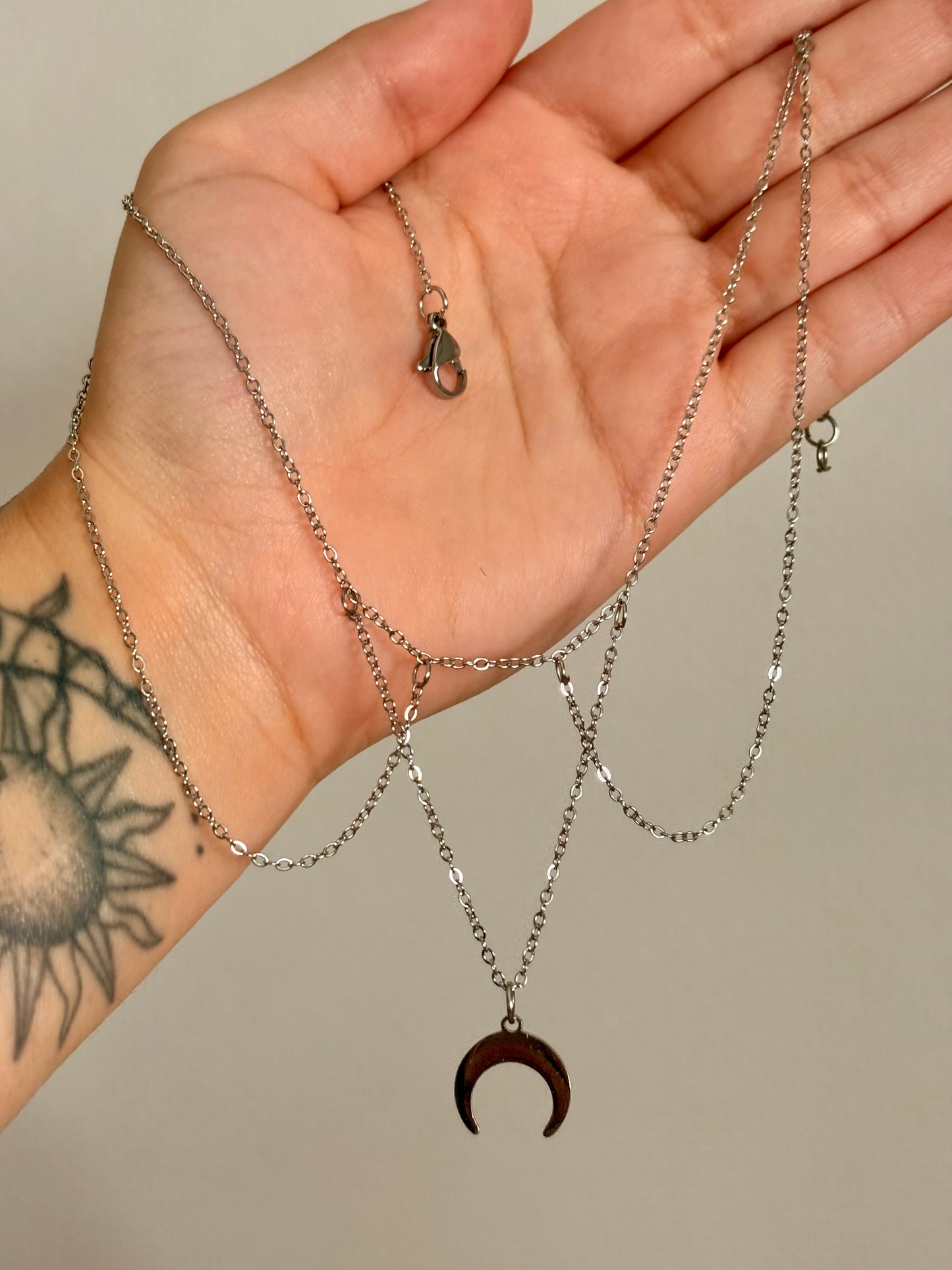 Collier argenté Asty