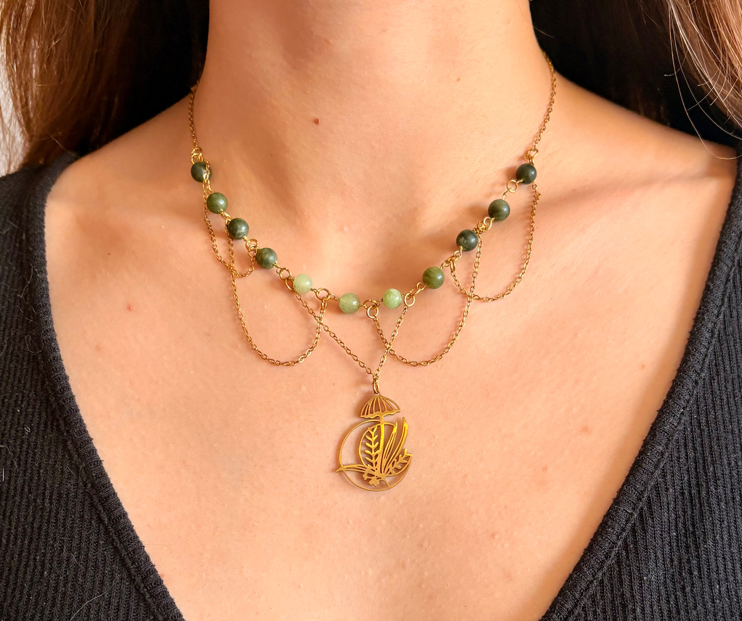 Collier « Forêt enchantée »