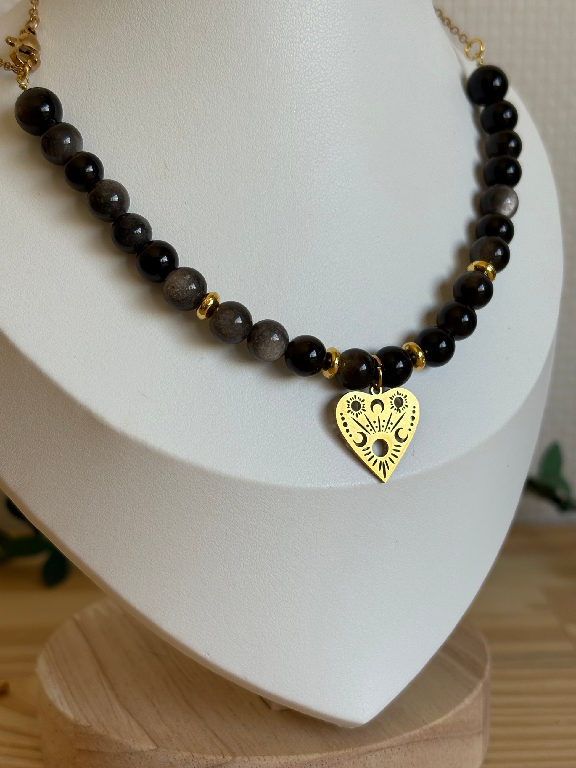Collier « cœur astral »