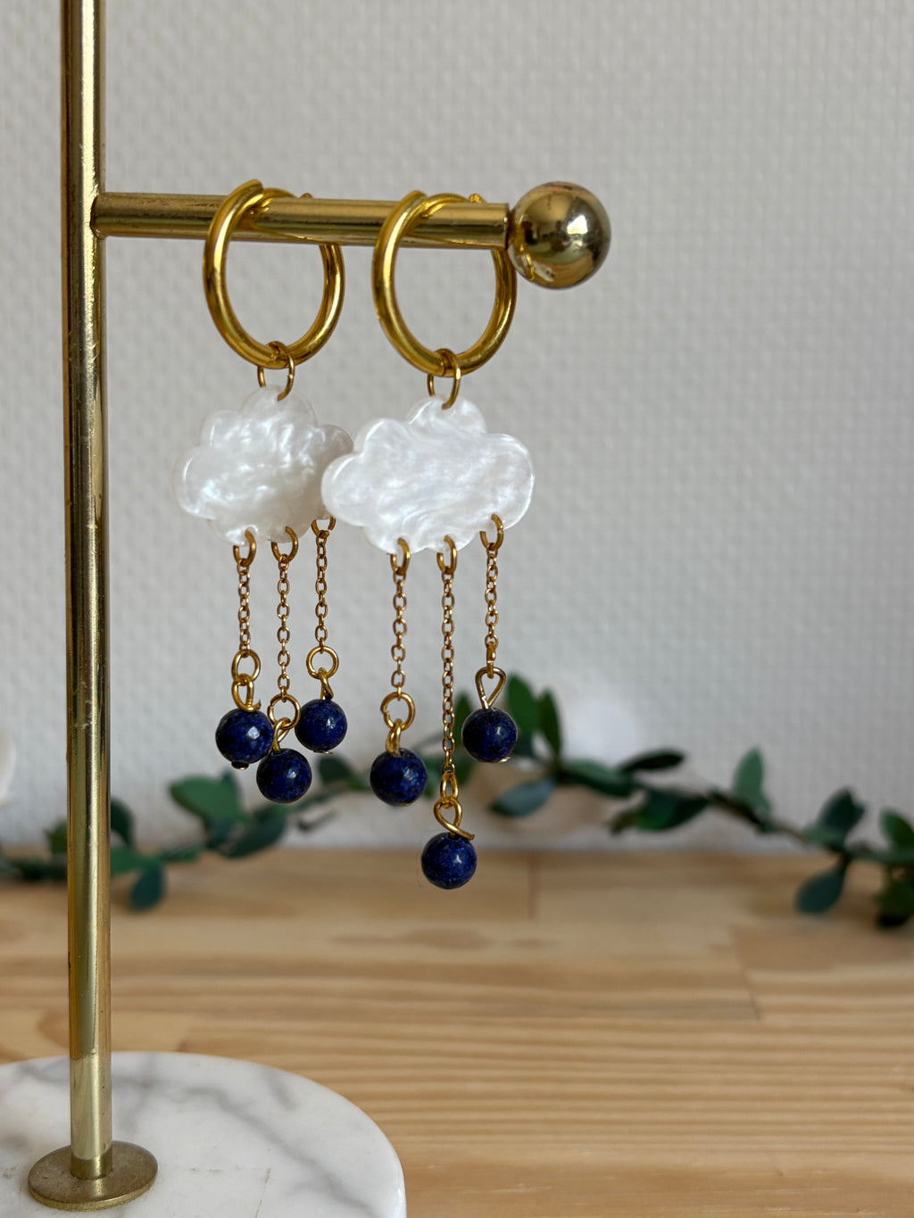 Boucles d’oreilles « Larmes du ciel »