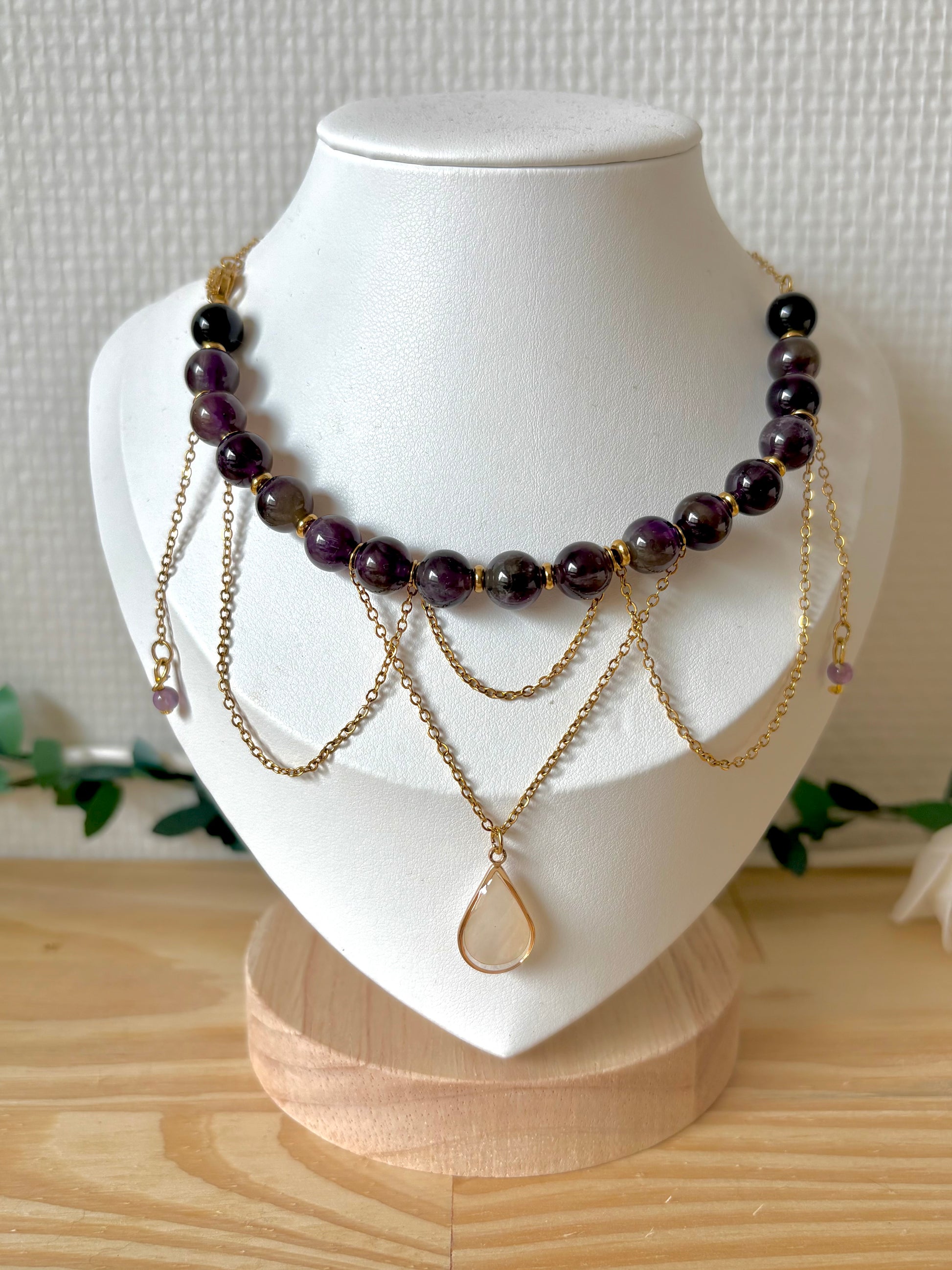 Collier « Larmes d’Améthyste »