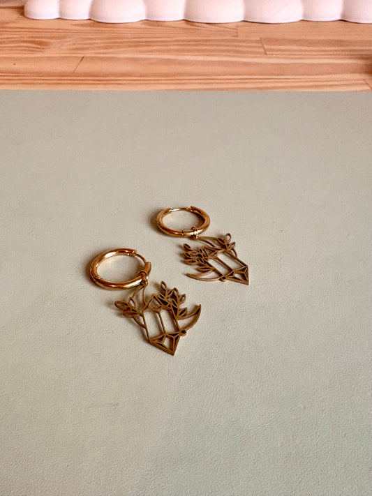 Boucles d’oreilles Daphné