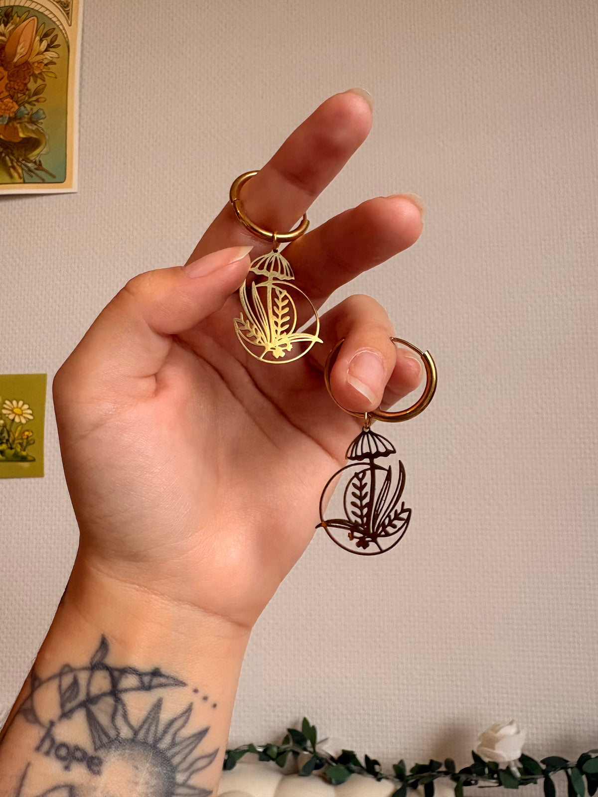 Boucles d’oreilles Psychée