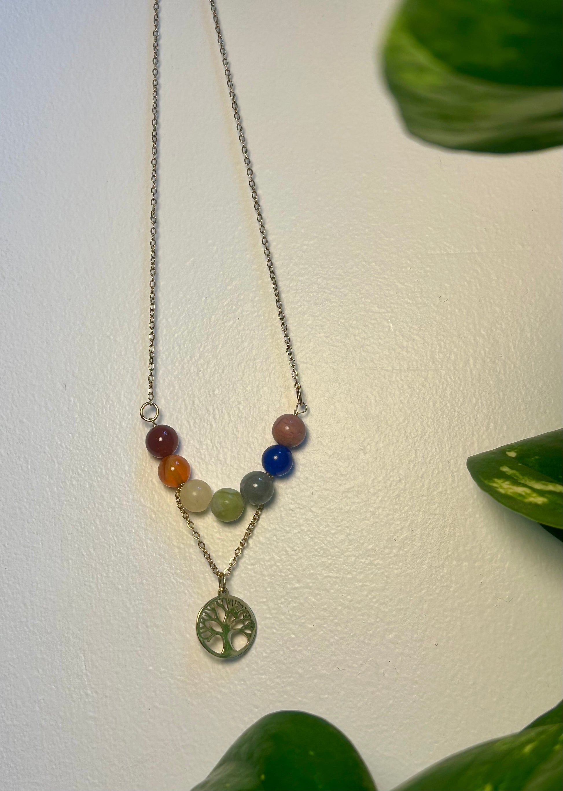 Collier "Arbre des Chakras"