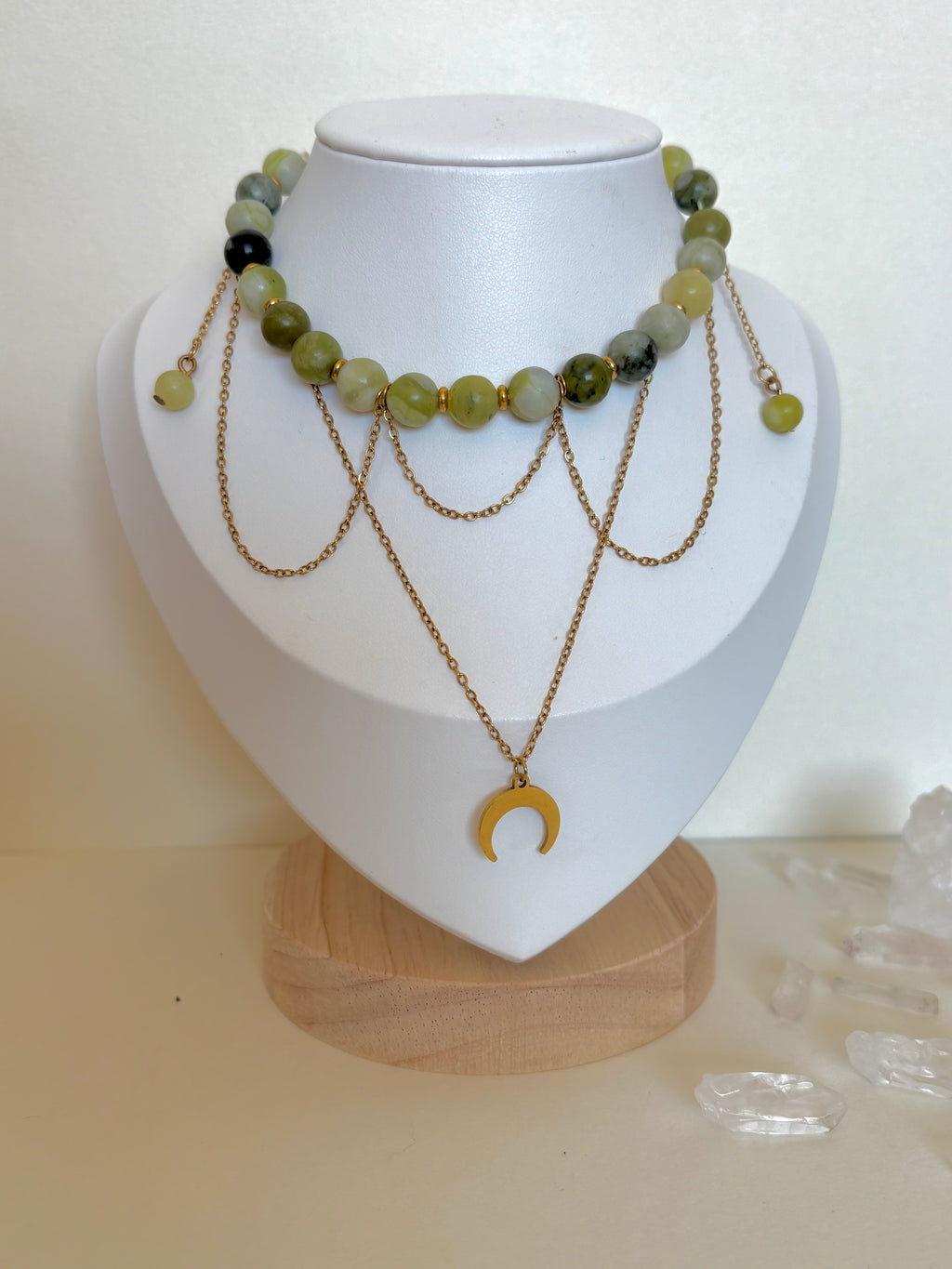 Collier "Lune enlacée"