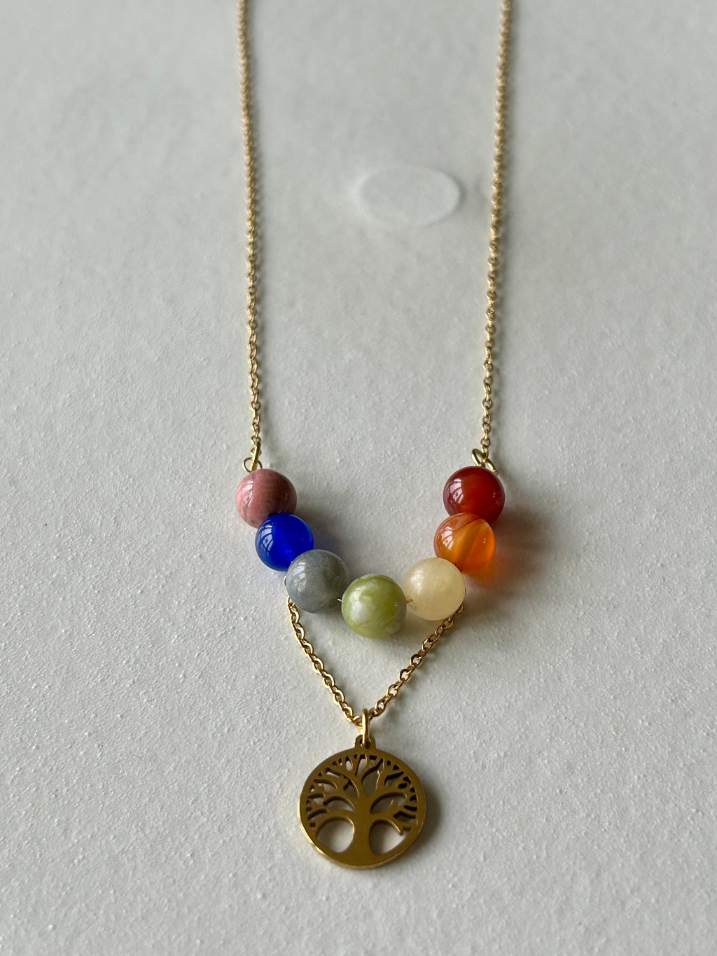 Collier "Arbre des Chakras"