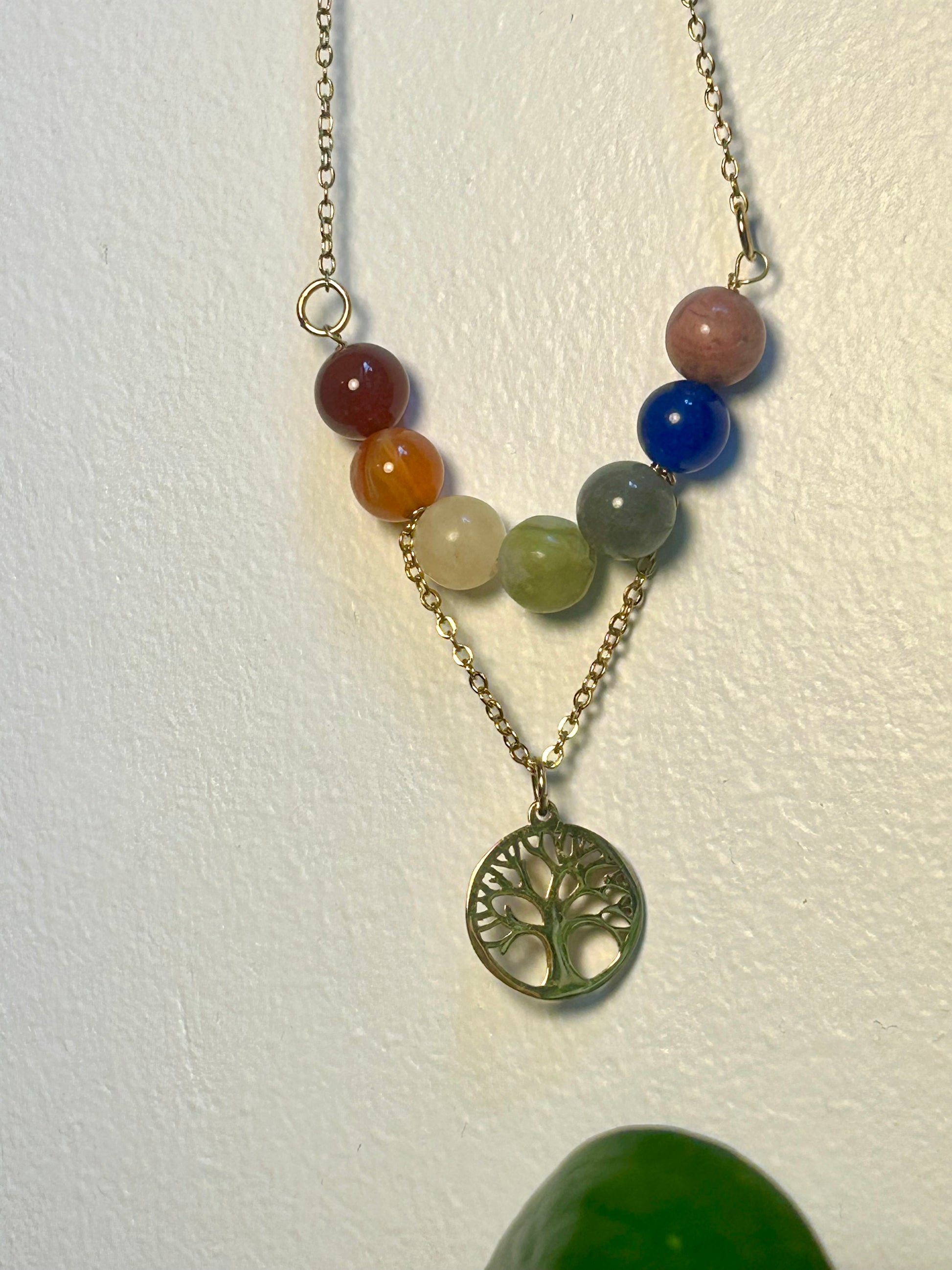 Collier "Arbre des Chakras"