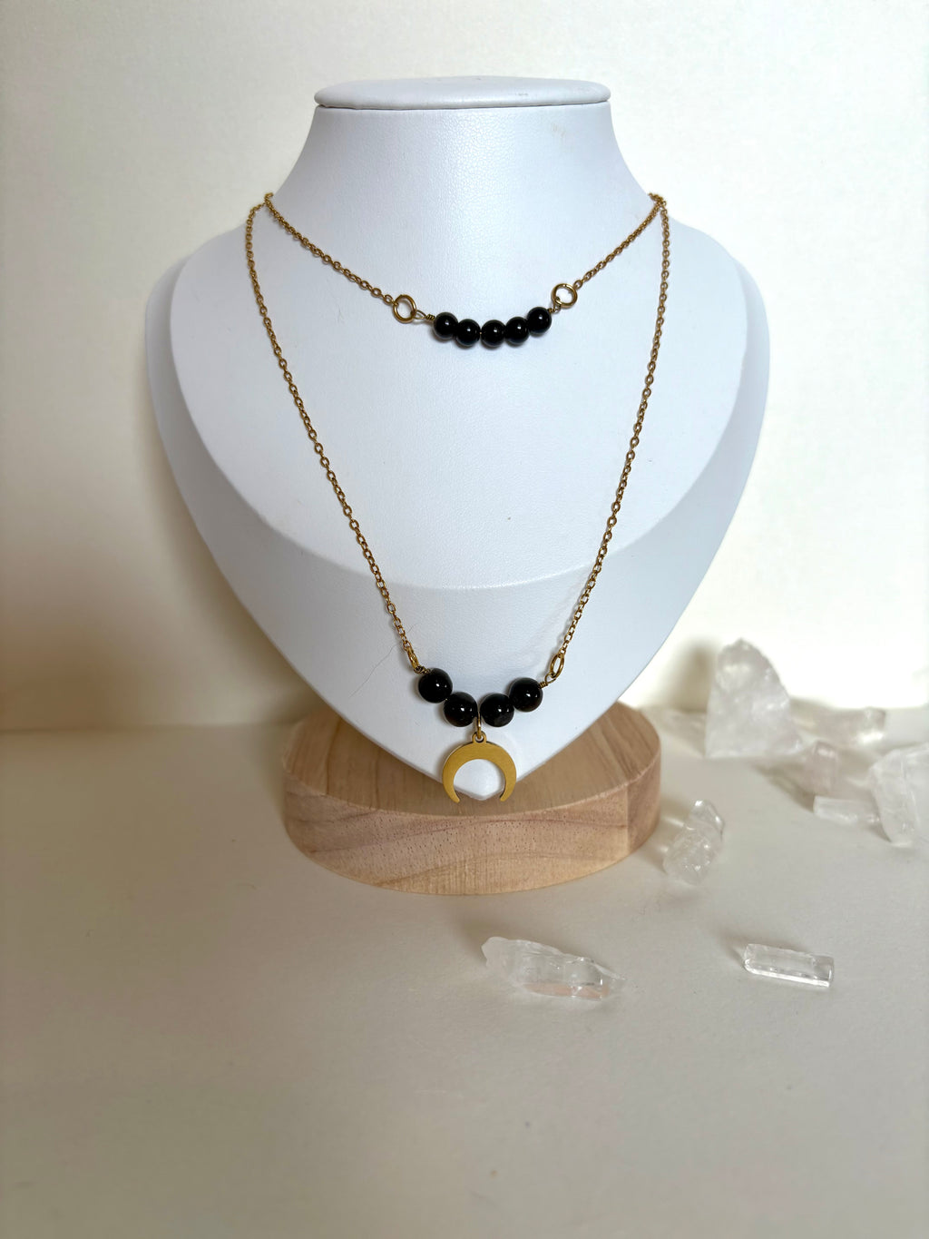 Collier double « Séléné »