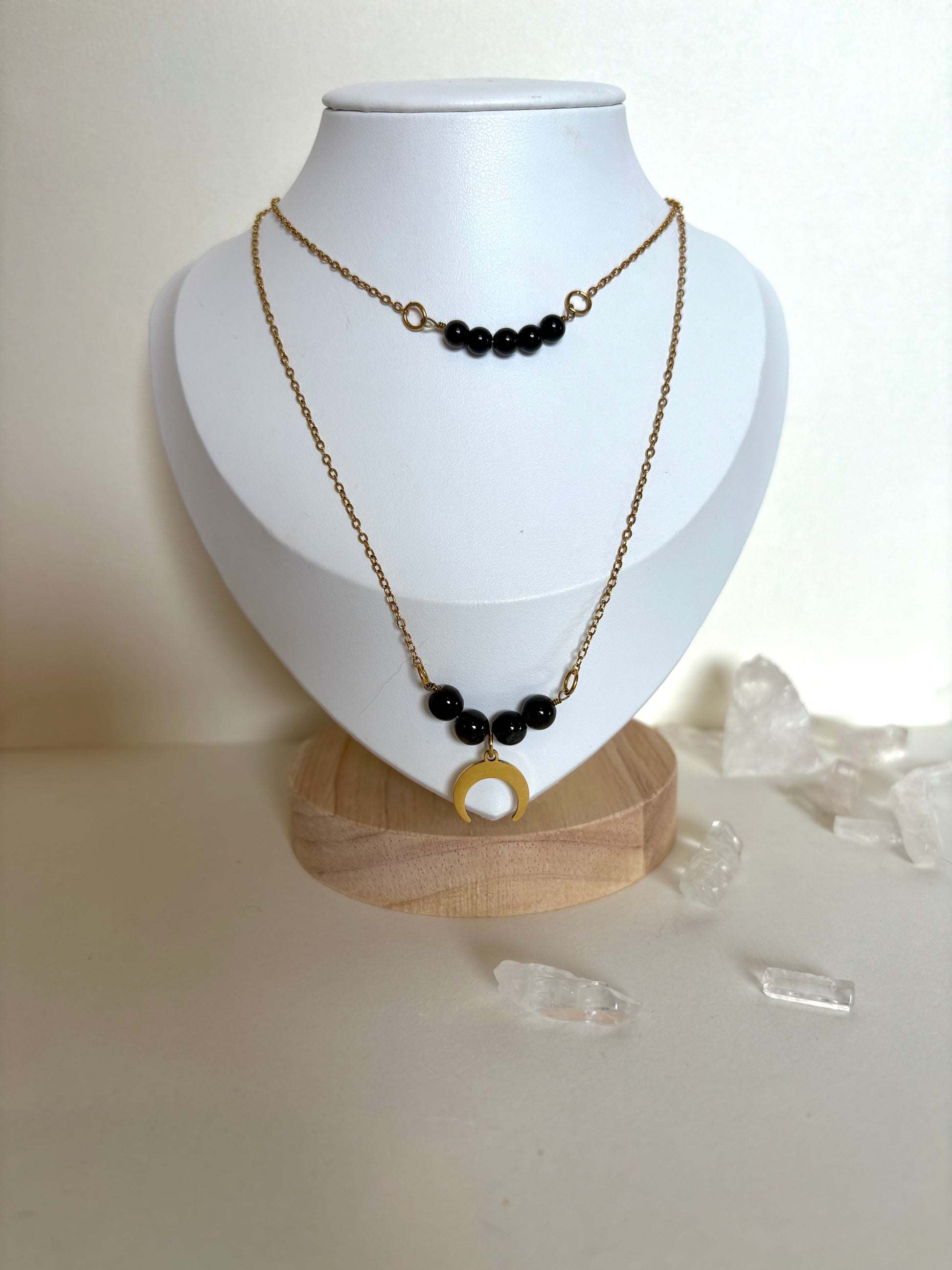 Collier double « Séléné »