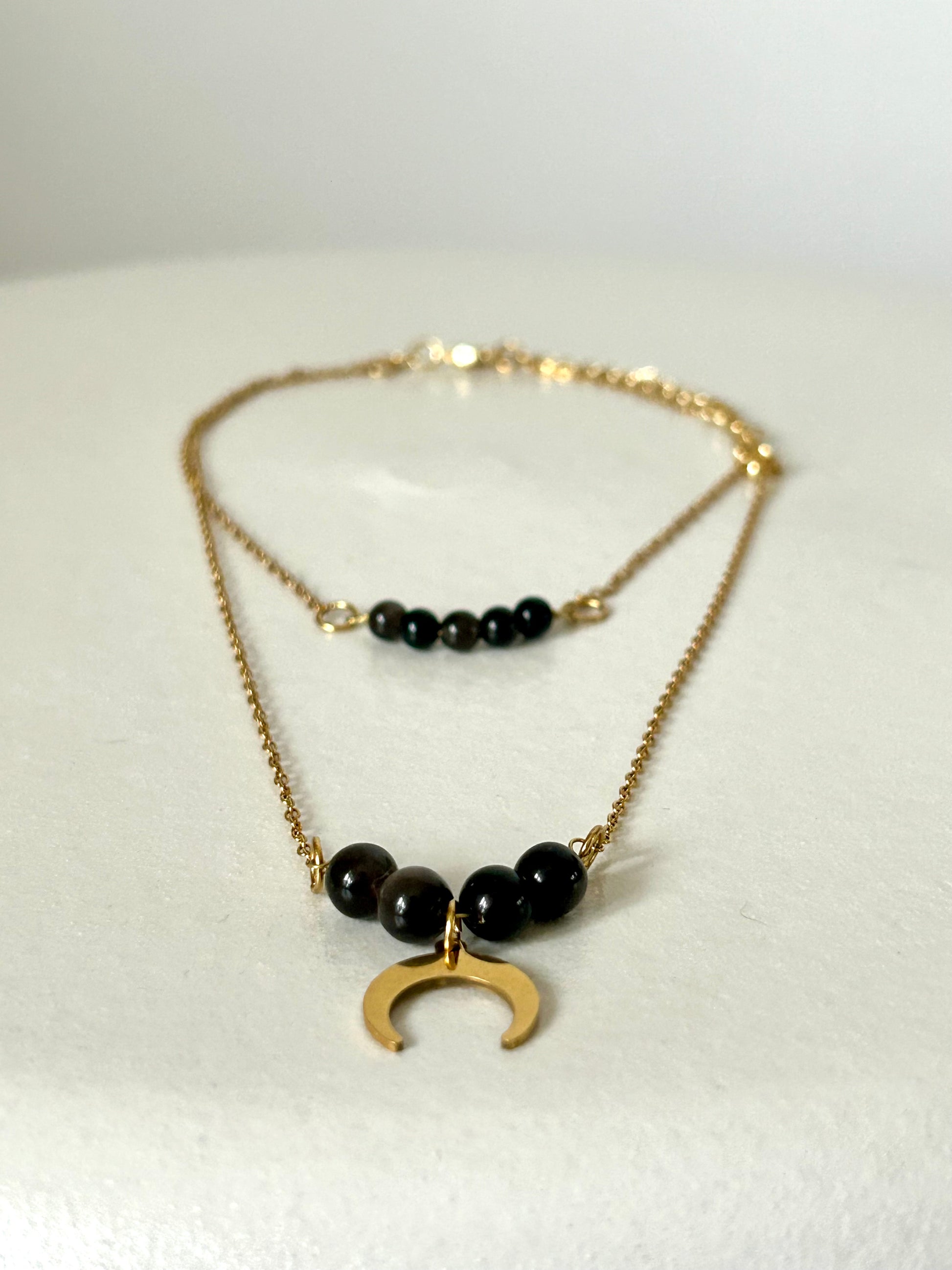 Collier double « Séléné »