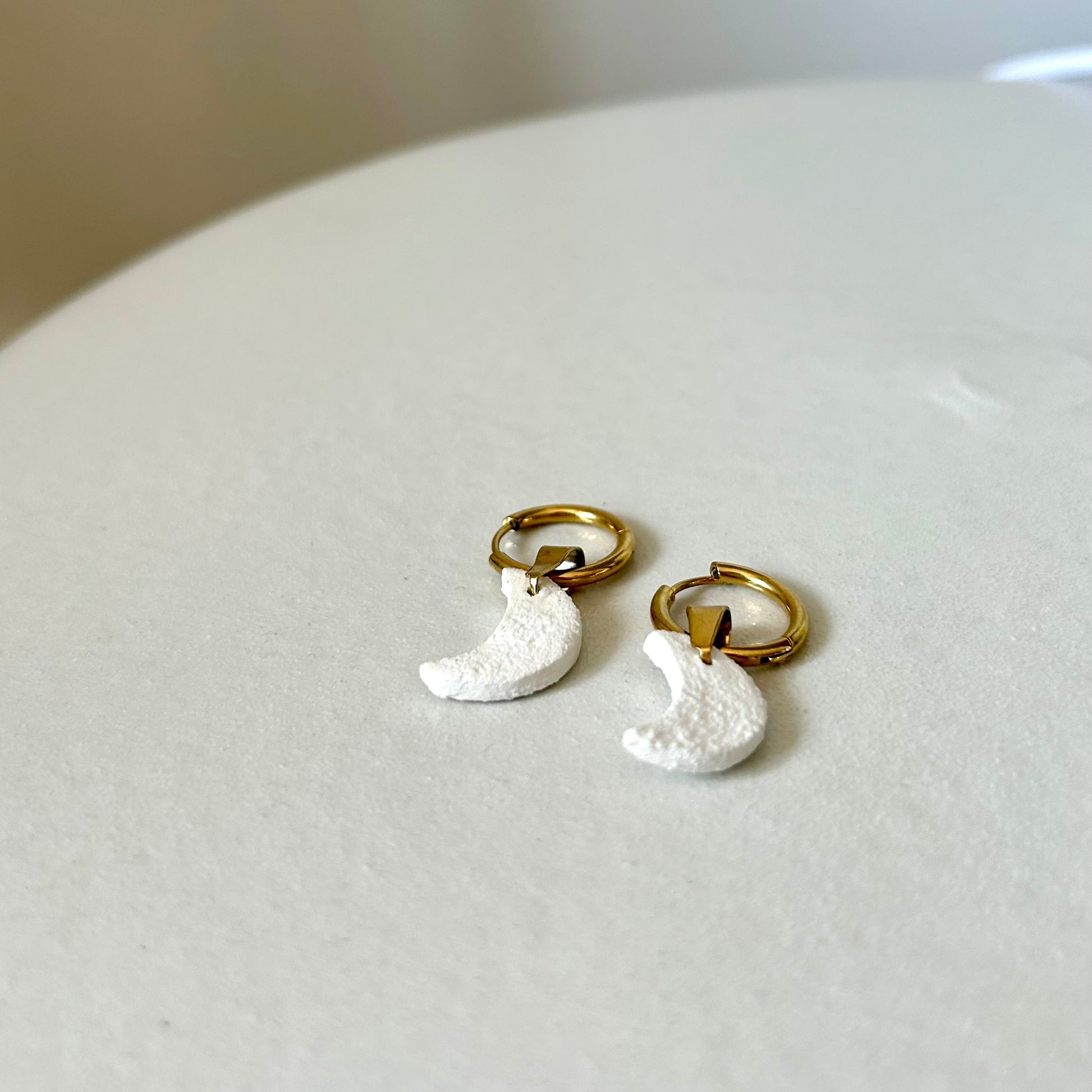 Boucles d'oreilles « Lune éphémère »