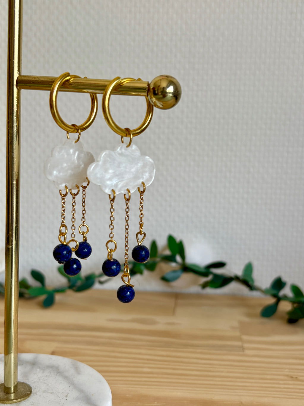Boucles d’oreilles « Larmes du ciel »