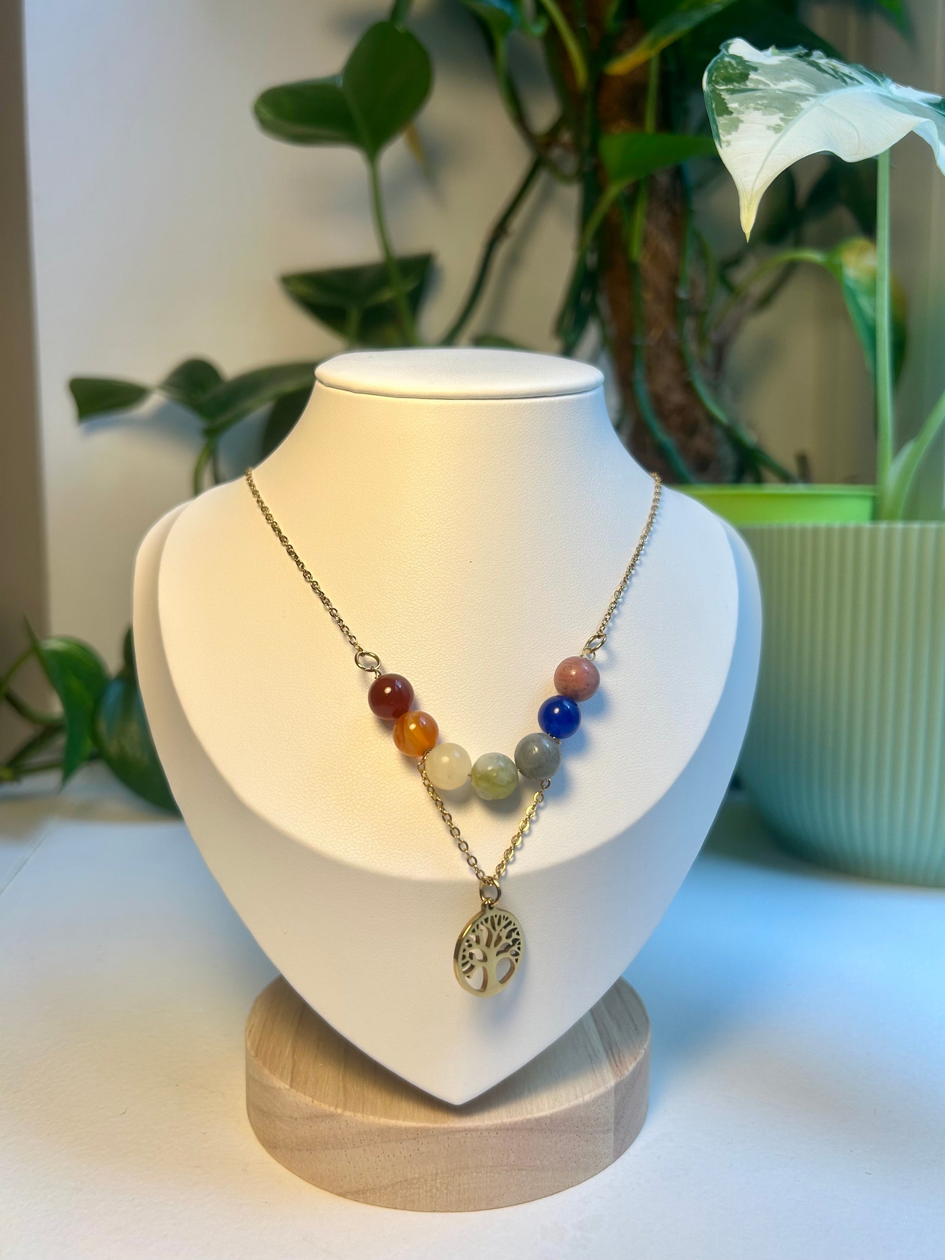 Collier "Arbre des Chakras"