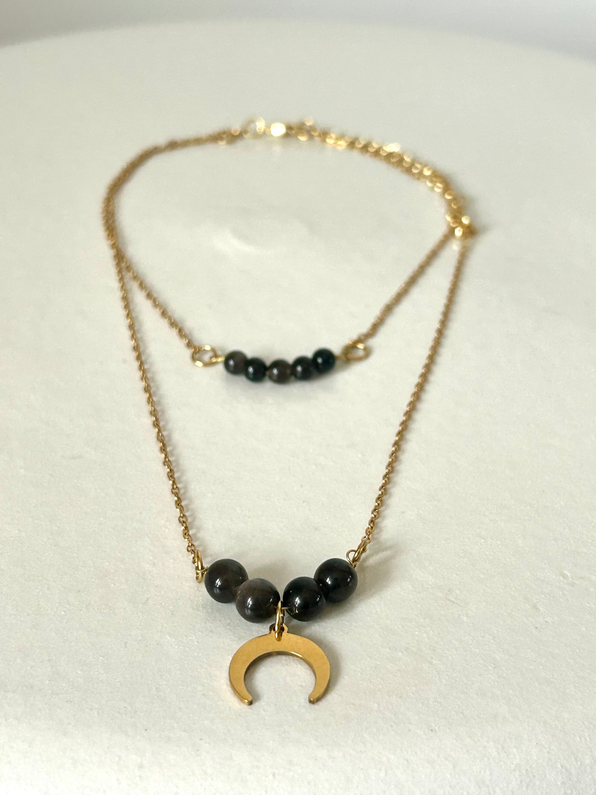 Collier double « Séléné »